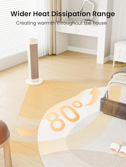 25" Space Heaters For Indoor Use Large Room, Electric Heaters For Indoor Use