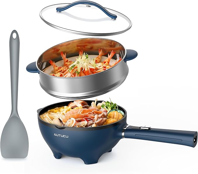 3-Quart Electric Hot Pot & wok Nonstick