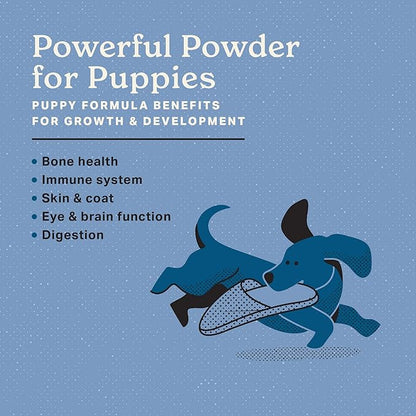The Missing Link Puppy 8oz Supplement – Superfood Powder Promotes Growth & Development, Supports Immunity, Digestion, Bones, Skin & Coat of Dog