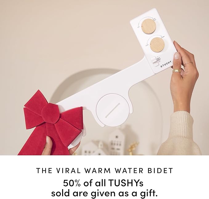 TUSHY 3.0 Spa Bidet Attachment. Cool to Warm Water. It's Time to Replace Toilet