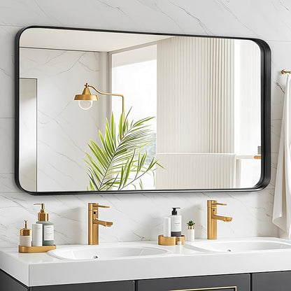 Fabuday Bathroom Mirror with Black Frame