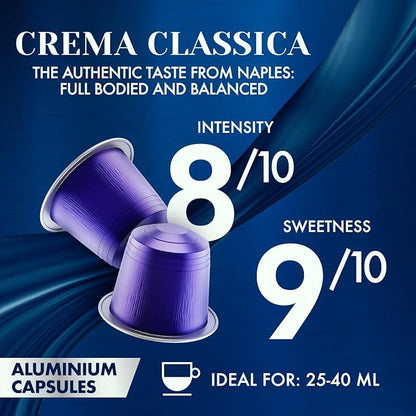 Caffè Borbone Crema Classica Aluminum Capsules Compatible