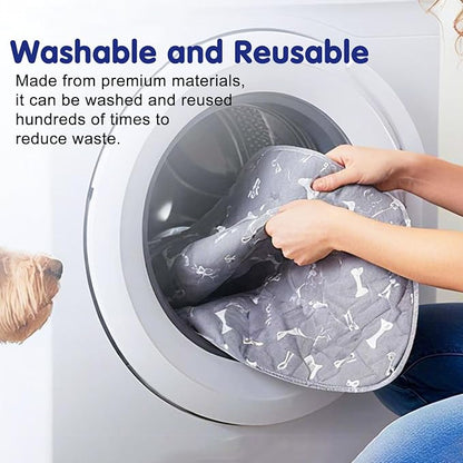 Pee Pads with Pheromones, Elite Pads for Cats, Washable Pee Pads for Dogs, Leak-Proof & Anti-Slip Pet Training Pad for Home & Travel (Brown-A, S: 11.8" × 11.8")