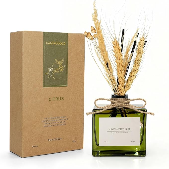 Reed Diffuser, 6.09 oz Citrus Grove Scent Diffuser