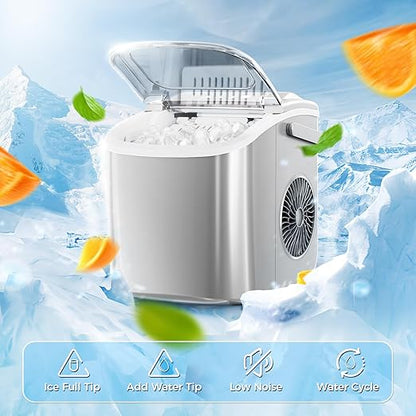 Antarctic Star Countertop Ice Maker，Portable Ice Makers