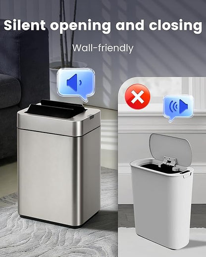 ELPHECO Bathroom Trash Can