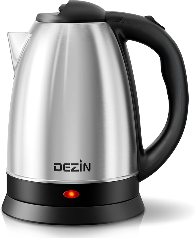DEZIN Electric Kettle Upgraded, BPA Free 2L Stainless Steel Tea Kettle