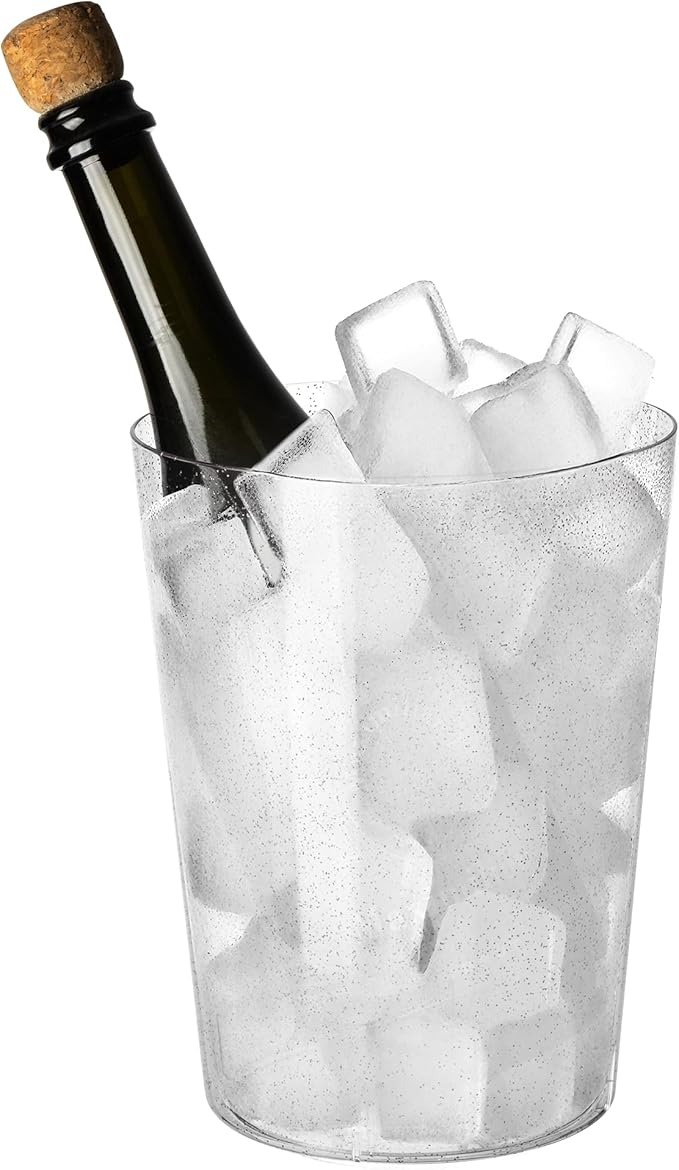 Tiawudi 12 Pack Plastic Ice Bucket