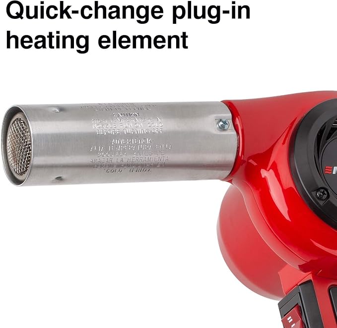 Master Appliance VT-751D Industrial Heat Gun, Quick Change Plug-In Heating