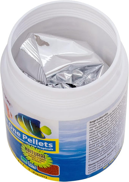 Ocean Nutrition Fish Food - Tropical Fish Food, Soft Moist Sinking Pellets, High Protein(41%) Guppy Fish Food, Fish Food Flakes Alternative, 7 oz (200 g), Small Pellet