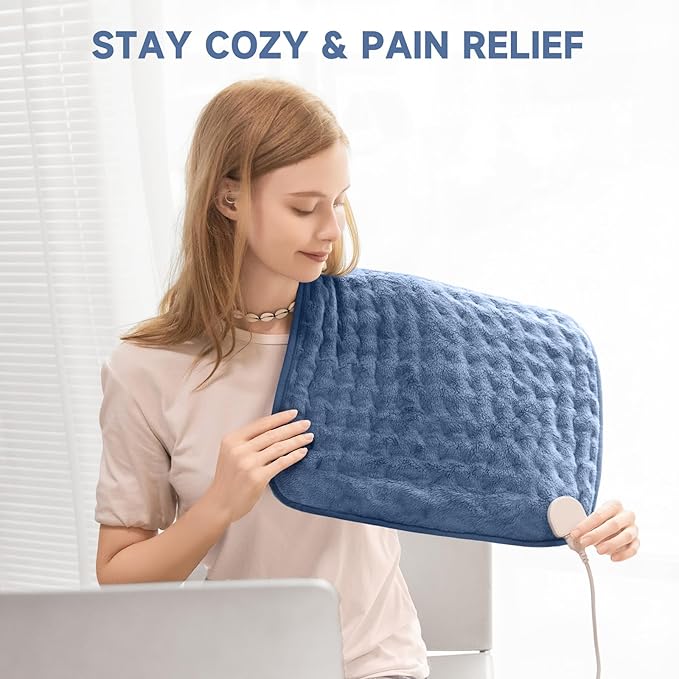 Portable Heating Pad for Neck, Back & Shoulder, Moist Heat Option & Auto