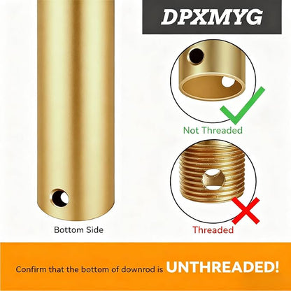 DPXMYG 24 inch Ceiling Fan Downrod