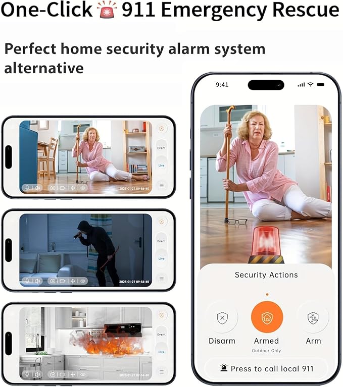 Security Cameras Indoor, 2K 5G&2.4Ghz WiFi Camera
