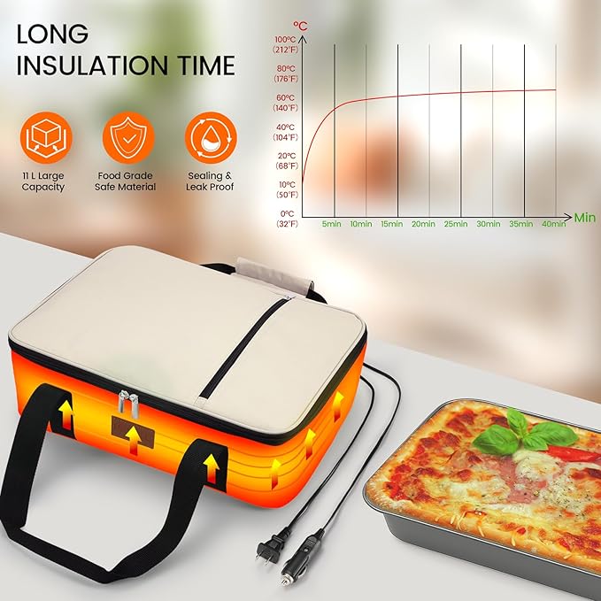 Food Warmer Electric Casserole Carrier