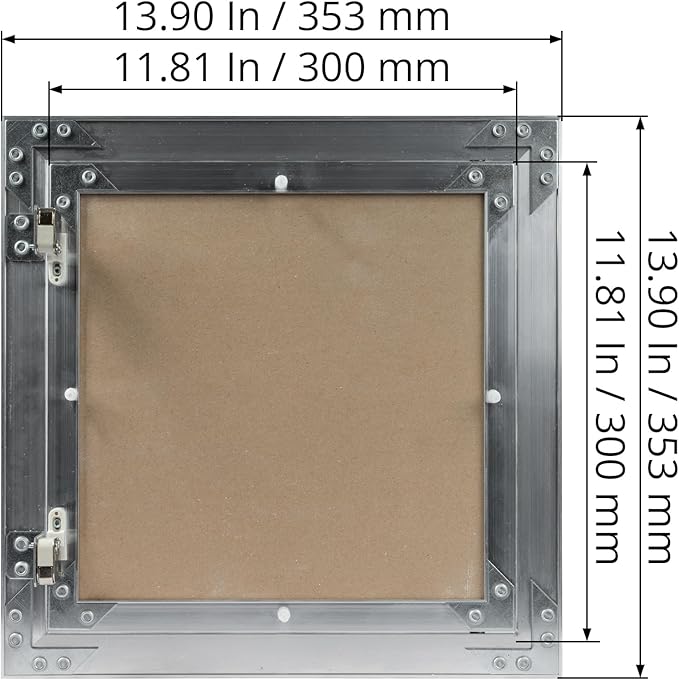 12" x 12" Inch Aluminum Drywall Access Panel