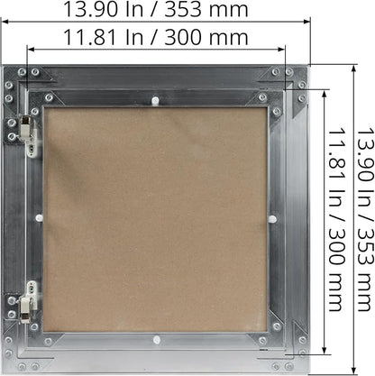 12" x 12" Inch Aluminum Drywall Access Panel