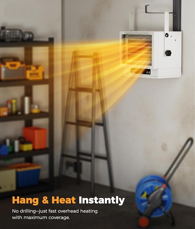 Electric Garage Heater for Indoor Use - 5000W