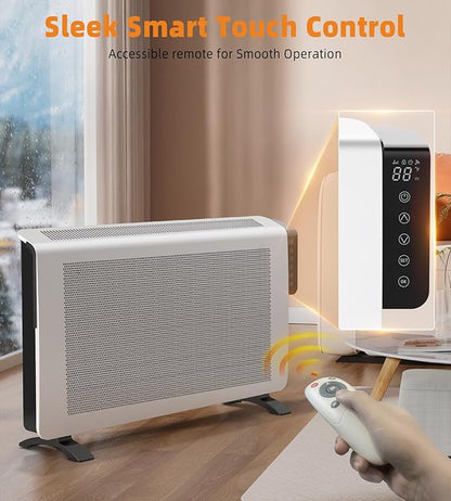 Convection Space Heaters for Indoor Use Large Room, 1500W Infrared Bathroom