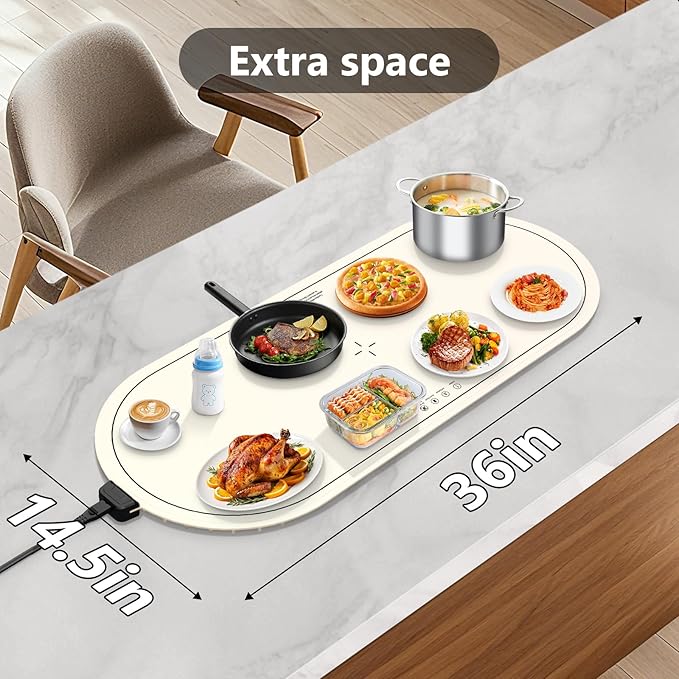 Warming Mat for Food Extra Large, and Daily Use