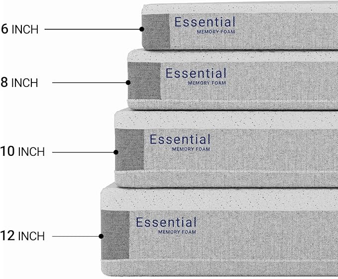 LIFEMENT Twin Mattress 6 Inch for Kids, Essential Graphite Infused | Medium Firm, Fiberglass Free, Cooling Pressure Relief | CertiPUR-US & Oeko-TEX Certified, Mattress in a Box, 10-Year Warranty
