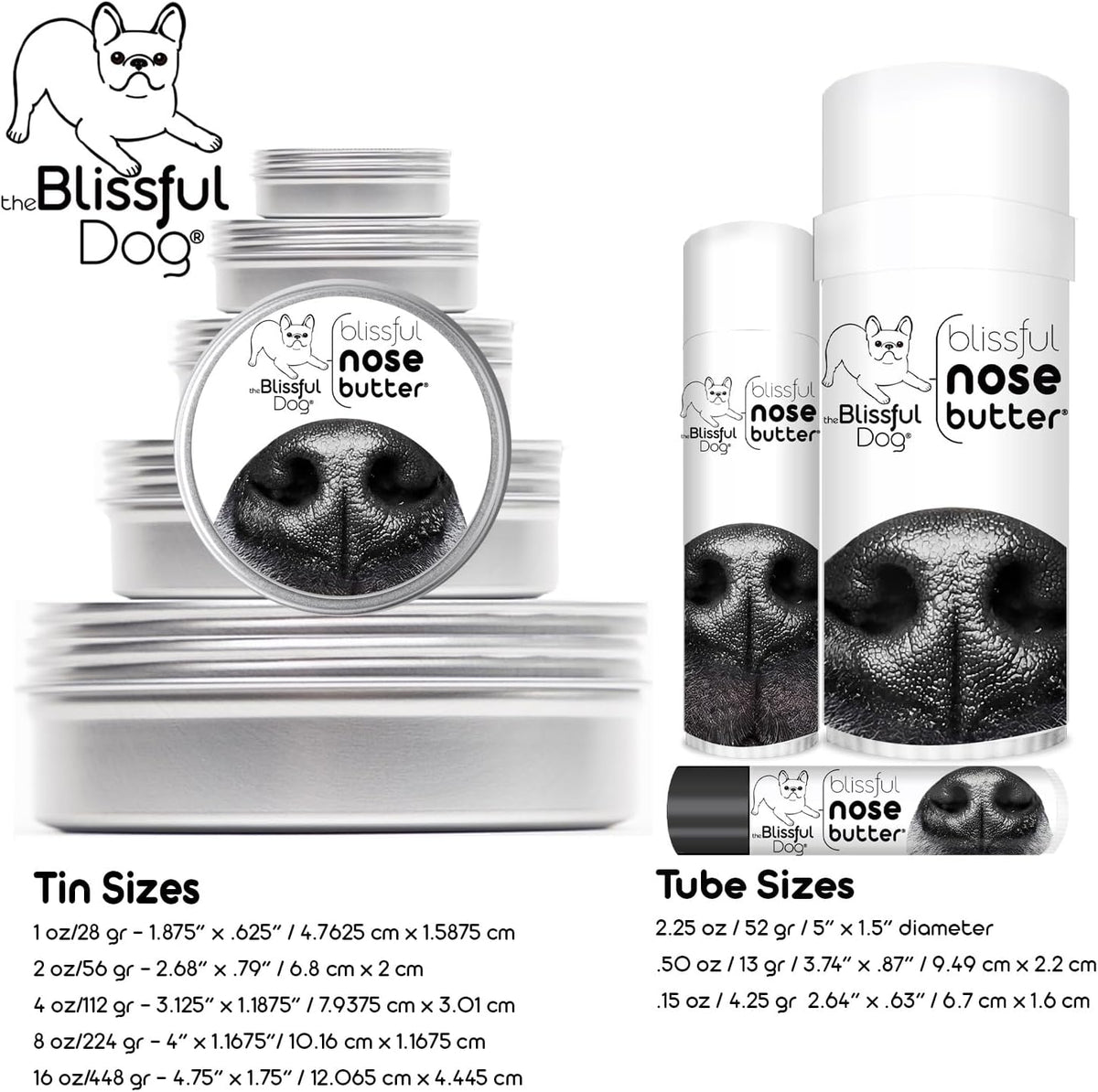 The Blissful Dog Australian Cattle Dog Unscented Nose Butter - Dog Nose Butter, 0.50 Ounce