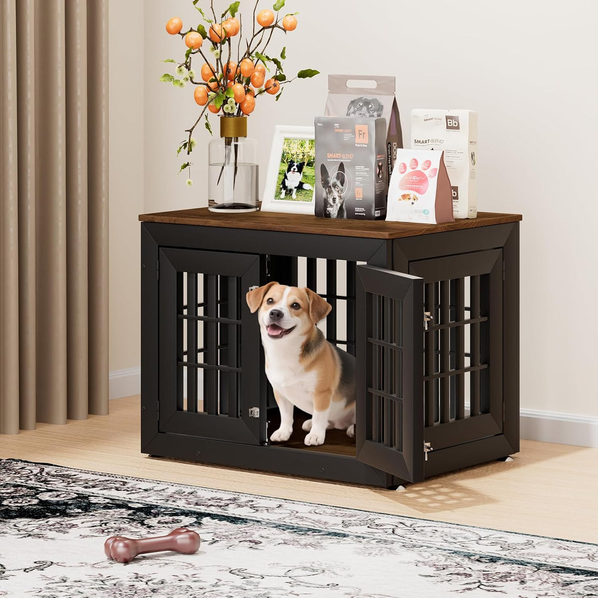 32" Heavy Duty Dog Crate Furniture for Small. A calm, considered pick for modern pet homes.