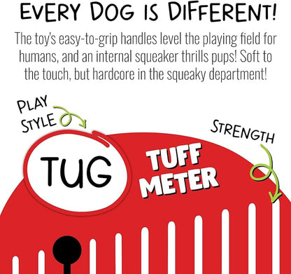 Jolly Pets Jolly Tug-a-Mal Monkey Tug/Squeak Toy, Medium