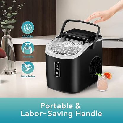EUHOMY Countertop Ice Maker Machine