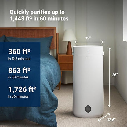 BLUEAIR 2-in-1 Purify + Humidify: Air Purifier and Humidifier