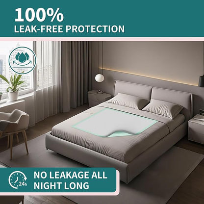 MILDPLUS Disposable Bed Pads for Adults 40"x36" 40 Pack Extra Large | Super Absorbent Underpads for Seniors & Pets, Waterproof Incontinence Pads, Mattress Protector