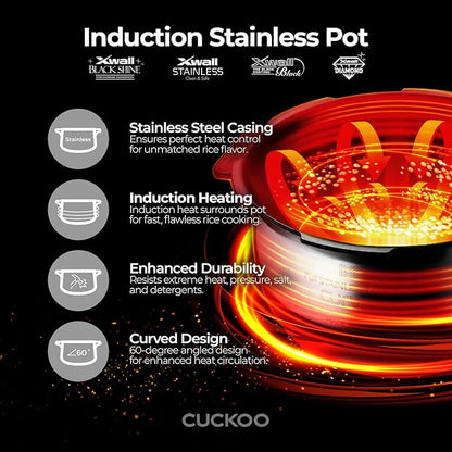 CUCKOO High Pressure Rice Cooker 6-Cup Uncooked / 12-Cup Cooked