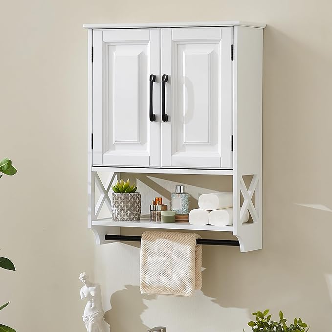 Wall Mounted Bathroom Cabinet, Farmhouse Medicine Cabinet