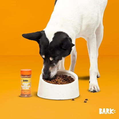 Barkbox Chicken Dog Treat Topper High Protein Limited Ingredient Meal Mixer, Rosemary Extract for Large & Small Breeds, Elevate Dog Food Dining, Shake & Pour for Dog Bowls (Pack of 3)