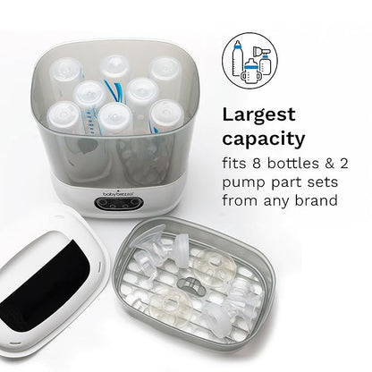 Baby Brezza Bottle Sterilizer and Dryer Advanced – 33% Faster