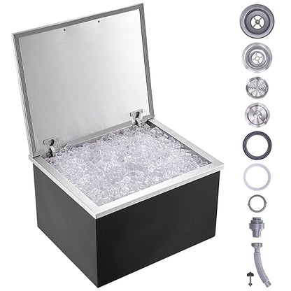VEVOR Drop in Ice Chest, Commercial Ice Bin