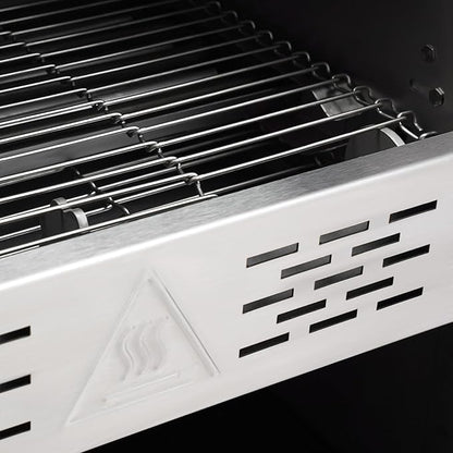 1900W Commercial Conveyor Toaster, 1-7 Gears Electric Stainless Steel