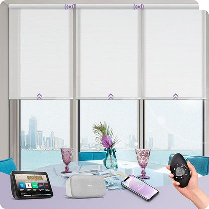 Graywind Motorized Light Filtering Shades Compatible