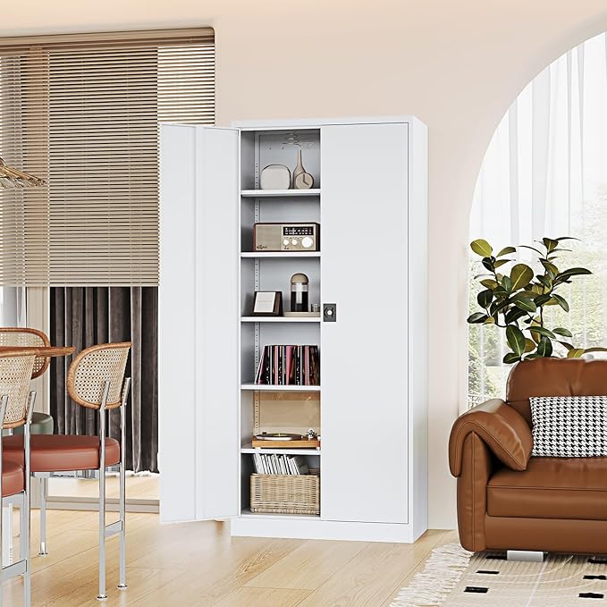 Metal Storage Cabinet-71” Tall Steel File Cabinets