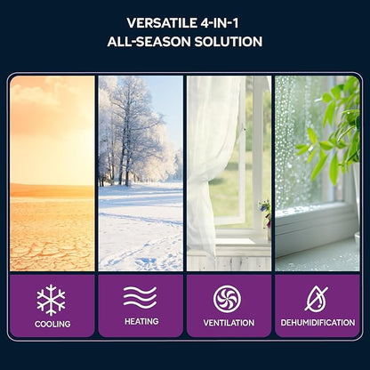 Energy-Saving 12000 BTU / 220V Ductless Mini Split AC/Heating System – 20 SEER