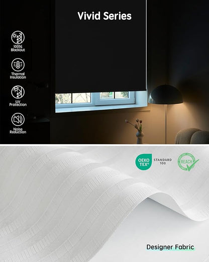 Yoolax Motorized Blinds with Remote, Smart Blinds