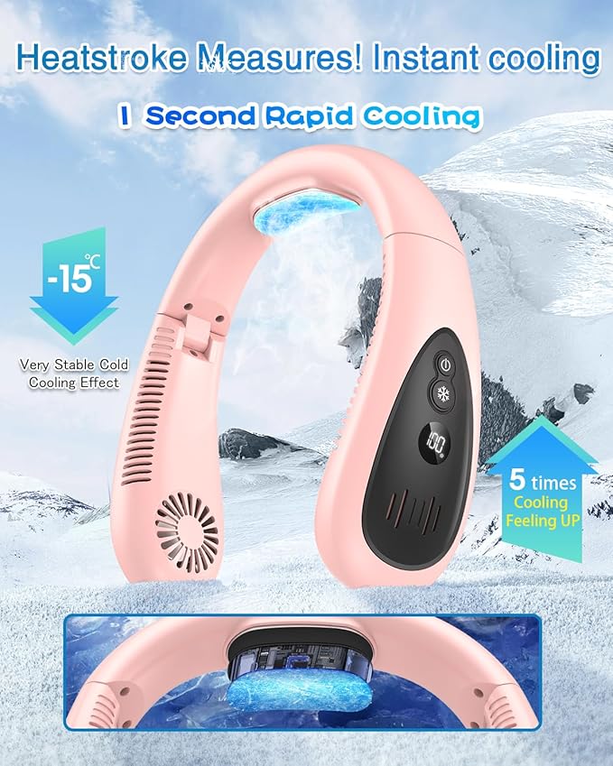 GAITIR Neck Air Conditioner, Portable Neck Fan