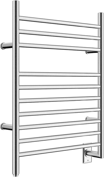 HEATGENE Towel Warmer Wall-Mounted Hardwired Heated Towel Rack Hot Towel Bar