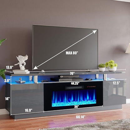 AMERLIFE Fireplace TV Stand