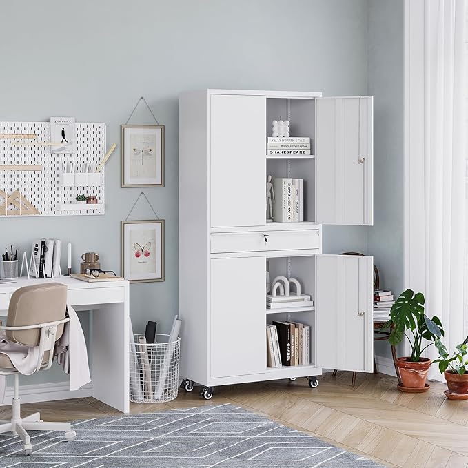 MIIIKO Metal Storage Cabinet