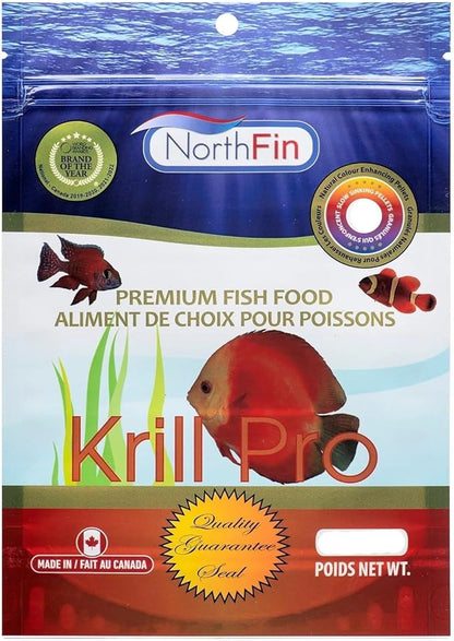 Northfin Fish Food Krill Formula Slow Sinking Pellets (3mm 500g)