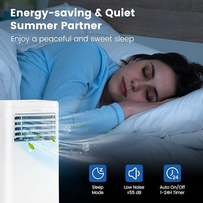 COSTWAY 10000 BTU Portable Air Conditioner, Personal AC Unit