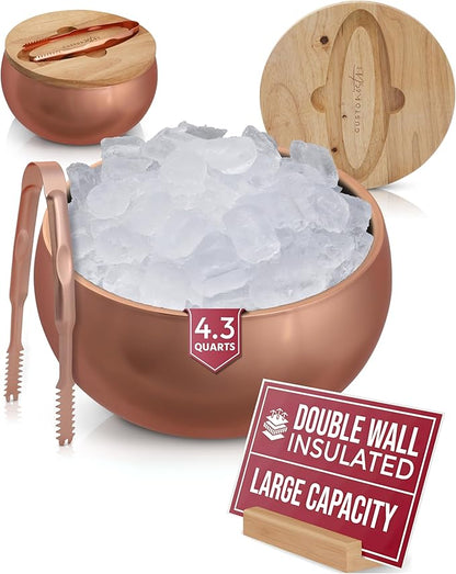 Gusto Nostro 4.1L Insulated Ice Bucket