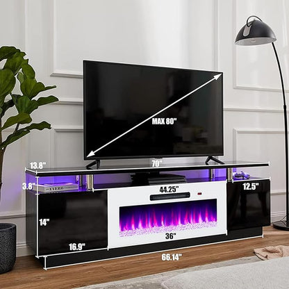 AMERLIFE Fireplace TV Stand