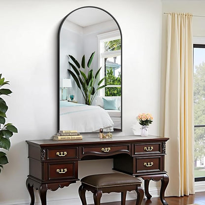 CIRCUMI Arched Wall Mirror, Metal Frame, Large Size