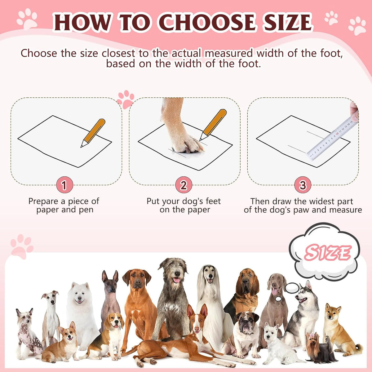 Dog Shoes for Large Medium Small Dog, Mesh Breathable Dog Shoes for Hot Pavement, Anti-Slip Dogs Boots Paw Protectors with Reflective for Outdoor Walking Indoor Hardfloors (Size 7)